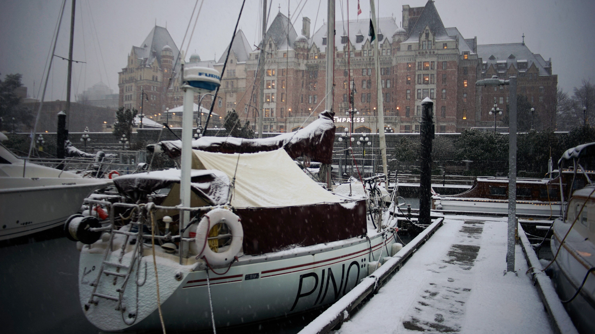 Moored in Victoria, Canada