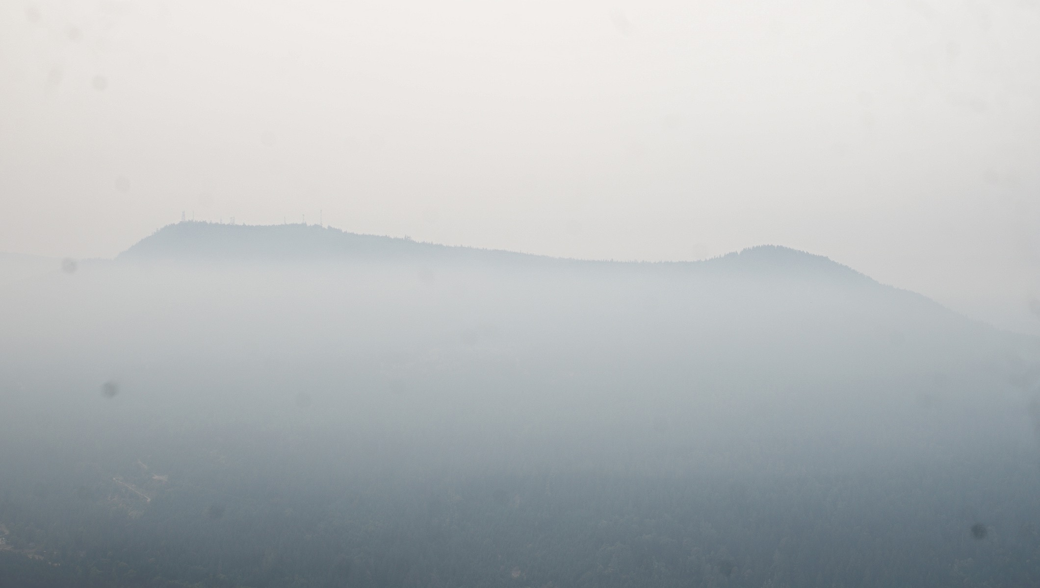 Forest Fires Smoke, in Salt Spring II