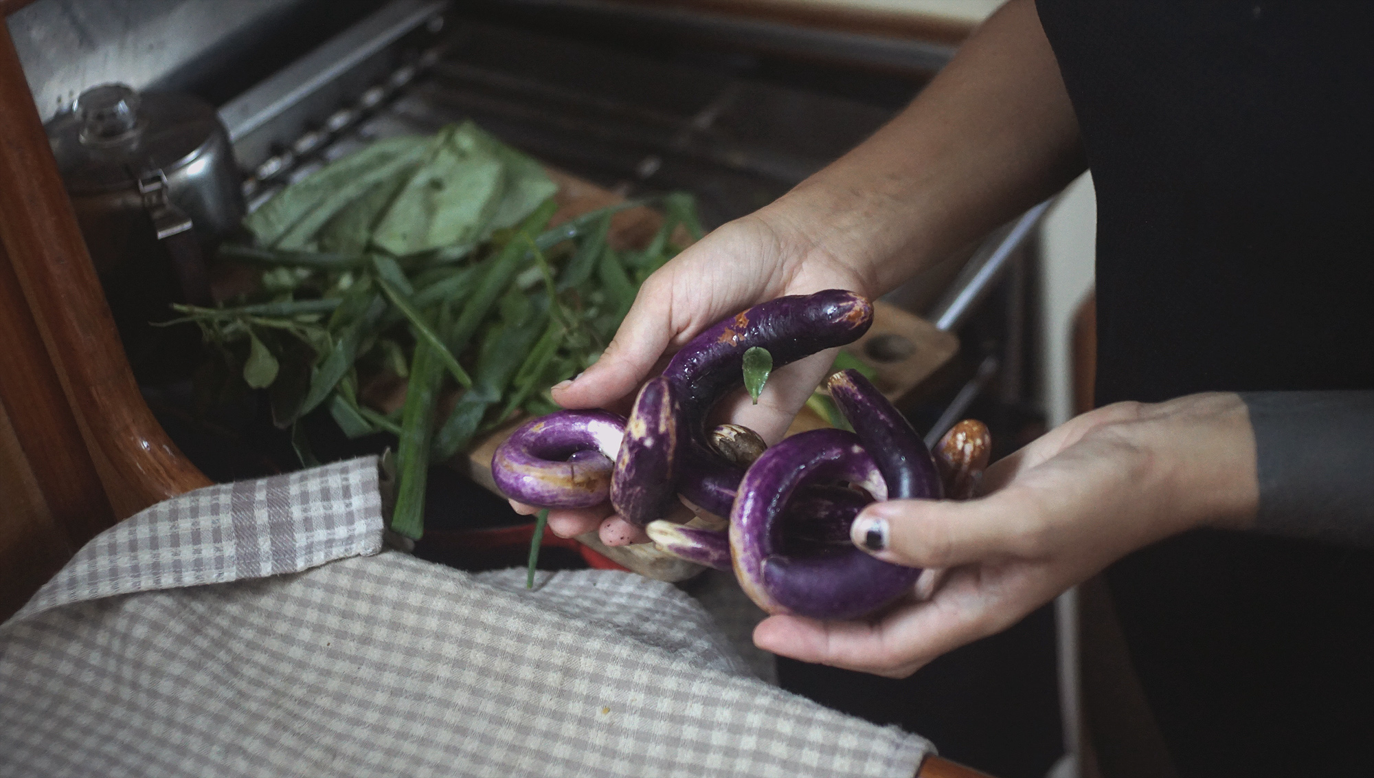 Eggplant Twirl