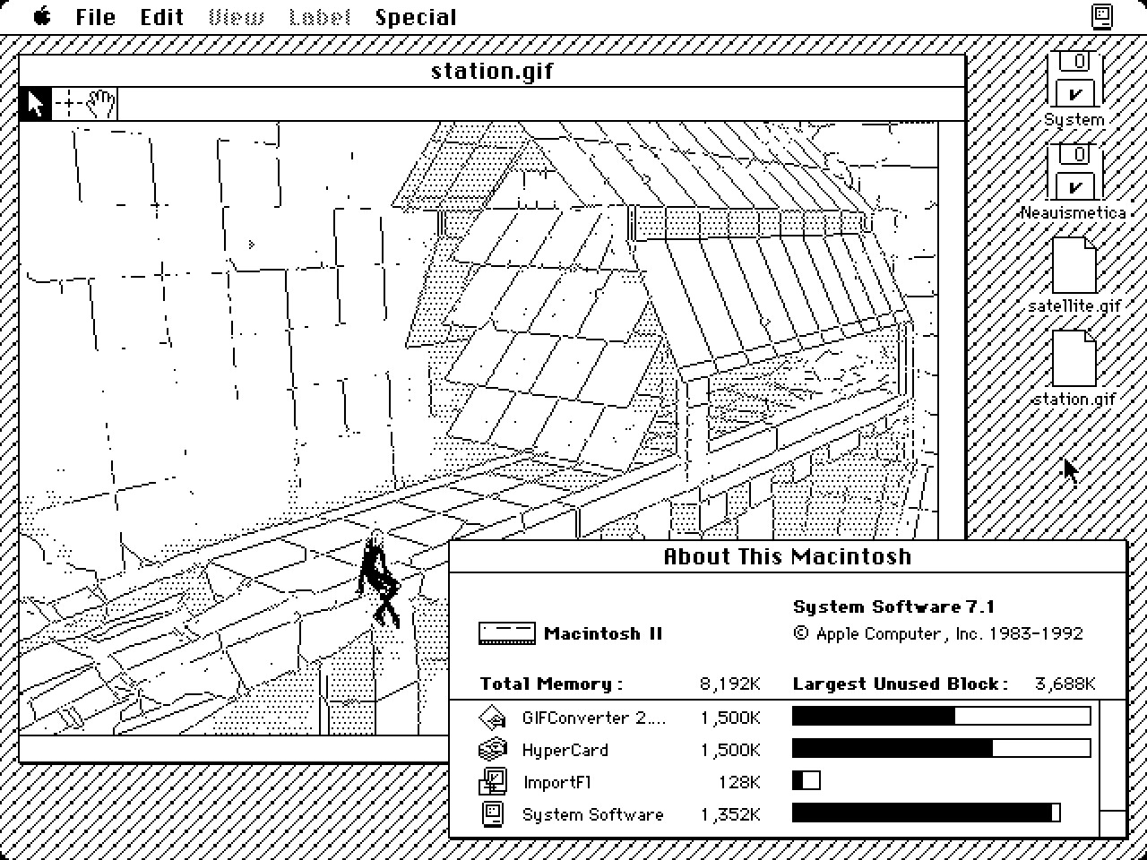 Neauismetica on Macintosh